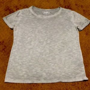 Mudd Medium shirt sleeve tshirt gray with subtle white EUC